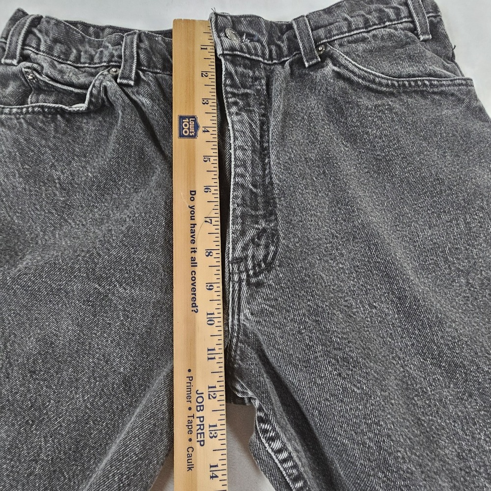 Vintage 90s Levi's 550 Orange Tab Black Denim Jeans Men's Size 36x32 Tapered - Picture 8 of 14